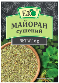 Майоран сушений ЕКО 6г